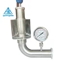 Yongda Sanitary 304 316L Stainless Steel 1.5 inch Air Pressure Relief spunding Valve