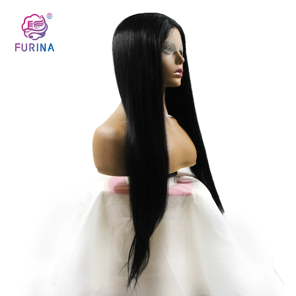 Factory wholesale cheap lace wig middle part Natural color long silk straight synthetic lace front wigs
Factory wholesale cheap lace wig middle part Natural color long silk straight synthetic lace front wigs