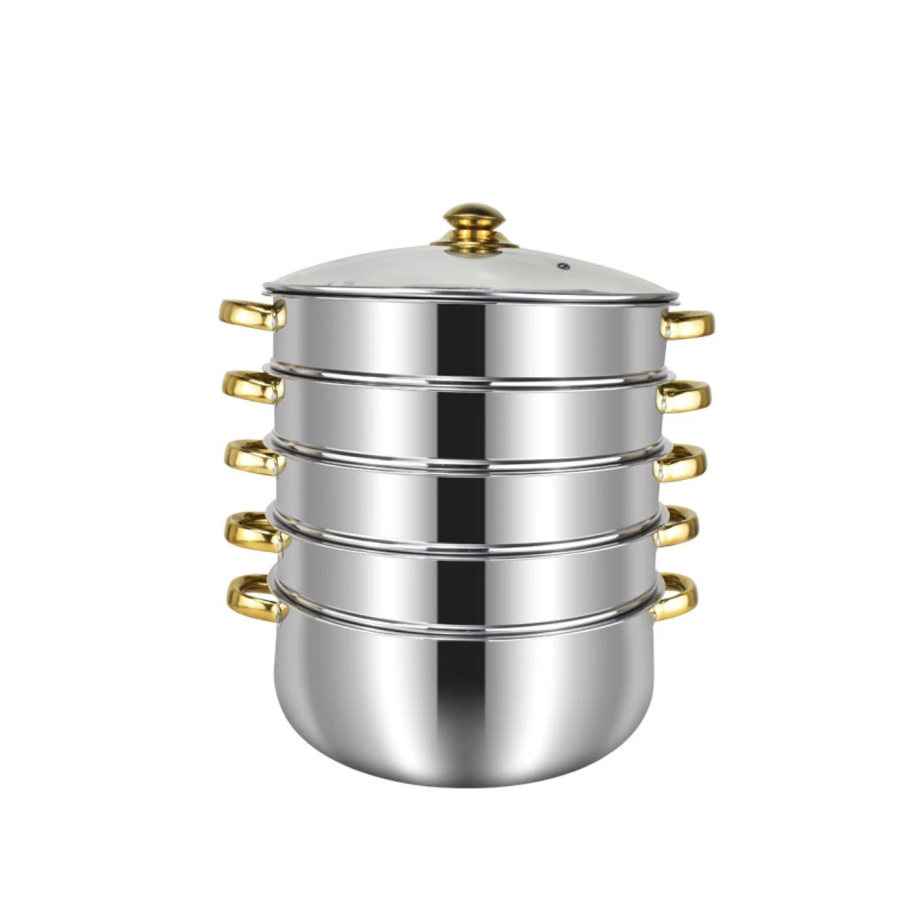 5 pcs kitchen big steamer cooking pot glass stainless steel nonstick cookware sets, Customized color
5 pcs kitchen big steamer cooking pot glass stainless steel nonstick cookware sets, Customized color