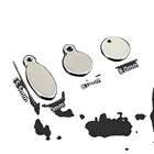 Custom LOGO Metal Tags For Jewelry Bracelet Necklace Custom Pendant Logo Jewelry
