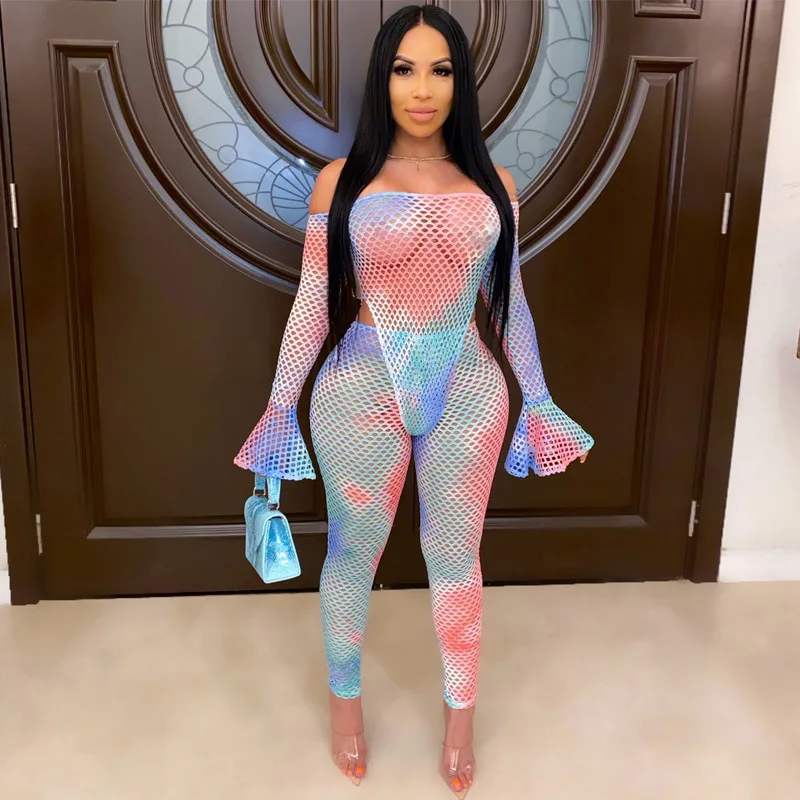 Women's 2 Piece Set Tie Dye Mesh Jumpsuits Rompers Trousers Jogger Pants Sweatpants Two Piece Set Clothing Outfits
Women's 2 Piece Set Tie Dye Mesh Jumpsuits Rompers Trousers Jogger Pants Sweatpants Two Piece Set Clothing Outfits