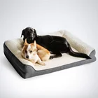 Orthopedic Dog Bed Luxury Pet Bed Bolster Couch Dog Beds with Washable & Removable Cover, Nonskid Bottom