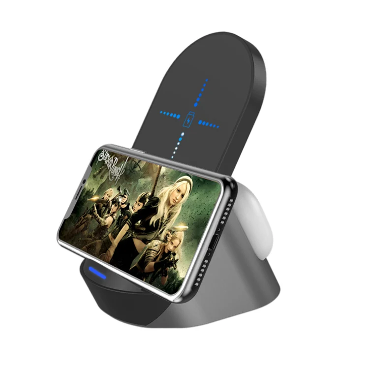 Mobile Phone Fast Quick Wireless Charging 2 In 1 Wireless Charger Station Dock, Black white
Mobile Phone Fast Quick Wireless Charging 2 In 1 Wireless Charger Station Dock, Black white