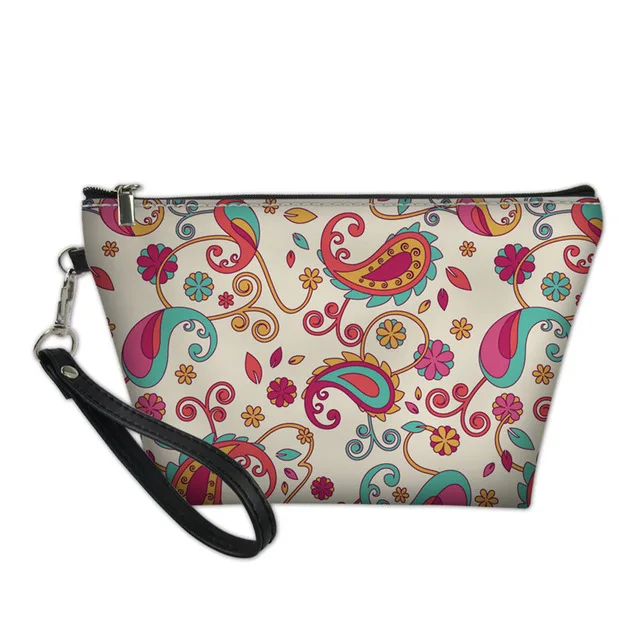 Women Cosmetic Bag Makeup Case Pouch Paisley Flower Pattern Casual Travel Organizer for Cosmetics Large Make Up Bag
Women Cosmetic Bag Makeup Case Pouch Paisley Flower Pattern Casual Travel Organizer for Cosmetics Large Make Up Bag