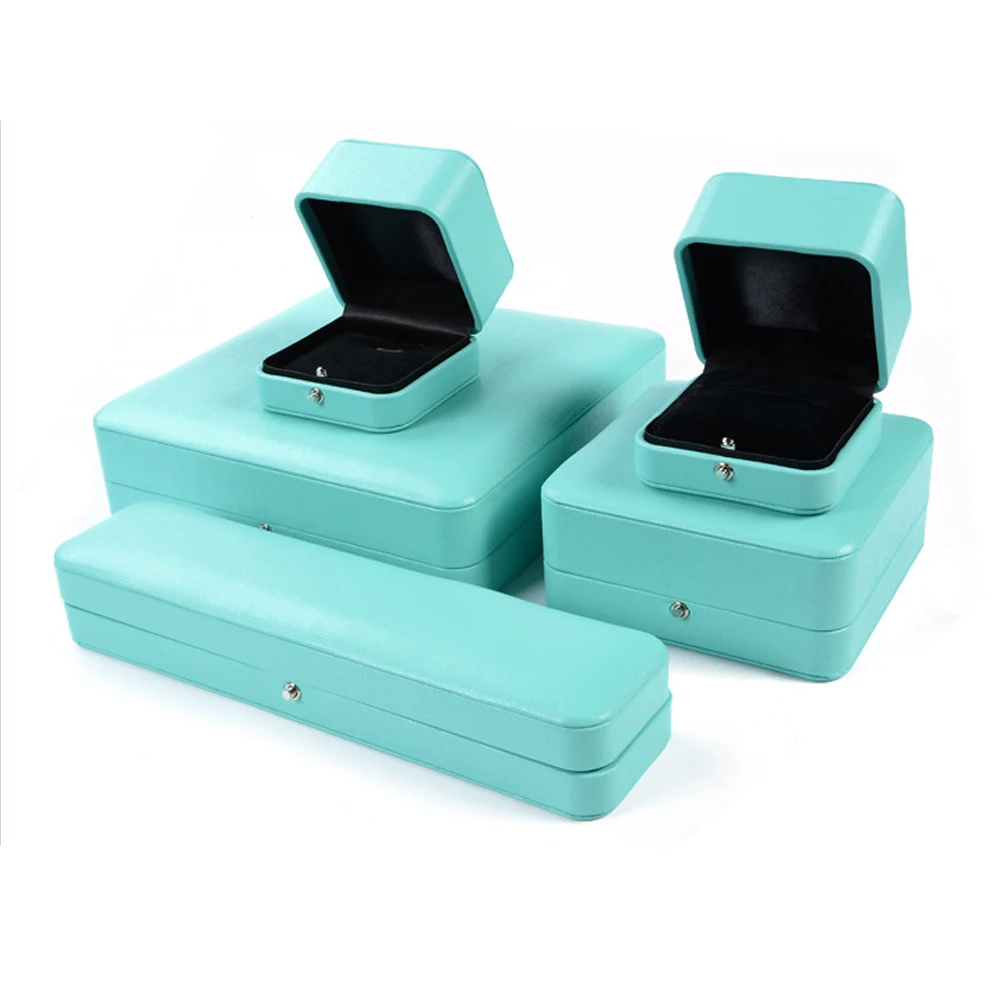 Custom High Quality PU Leather Blue Jewelry Packaging Box Luxury Jewellery Gift Box for Rings Necklace Bracelet, Blue or custom
Custom High Quality PU Leather Blue Jewelry Packaging Box Luxury Jewellery Gift Box for Rings Necklace Bracelet, Blue or custom