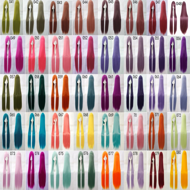 Ainizi wholesale halloween wig 100cm long straight heat resistant synthetic cosplay wig with 80 colors available
Ainizi wholesale halloween wig 100cm long straight heat resistant synthetic cosplay wig with 80 colors available