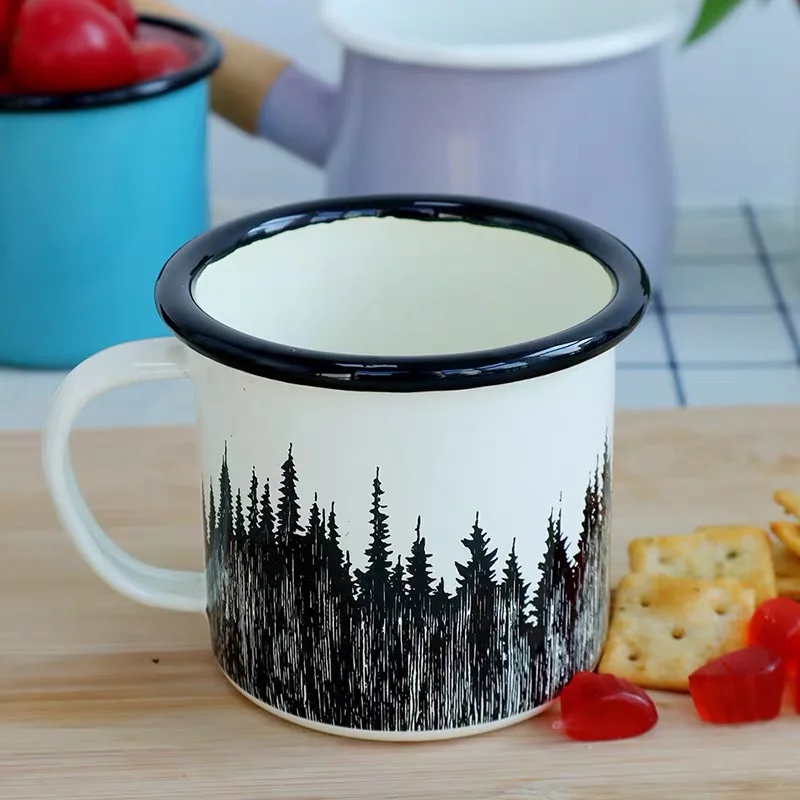 Metal Coffee Decor High-end Customized Cup Customize Custom Tumbler Tin Vintage Tea Enamel Coated Stainless Steel Cups
Metal Coffee Decor High-end Customized Cup Customize Custom Tumbler Tin Vintage Tea Enamel Coated Stainless Steel Cups