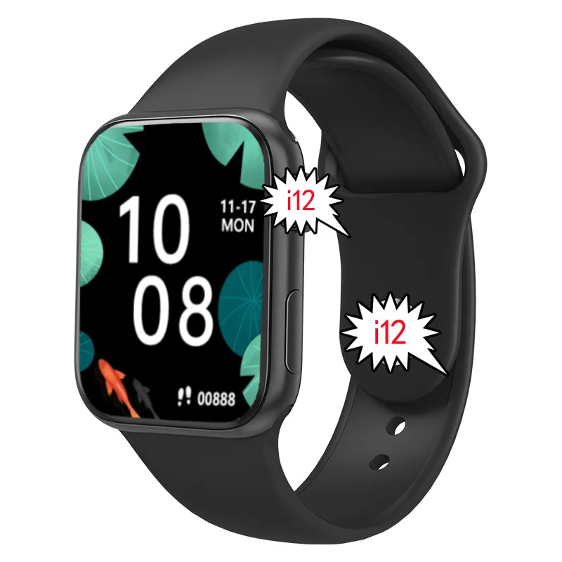 2021 Wholesale Series 6 i12 Smart Watch 1.69 inch Sport Bracelet Wrist Watch Fitness Touch Screen Waterproof For Android IOS
2021 Wholesale Series 6 i12 Smart Watch 1.69 inch Sport Bracelet Wrist Watch Fitness Touch Screen Waterproof For Android IOS