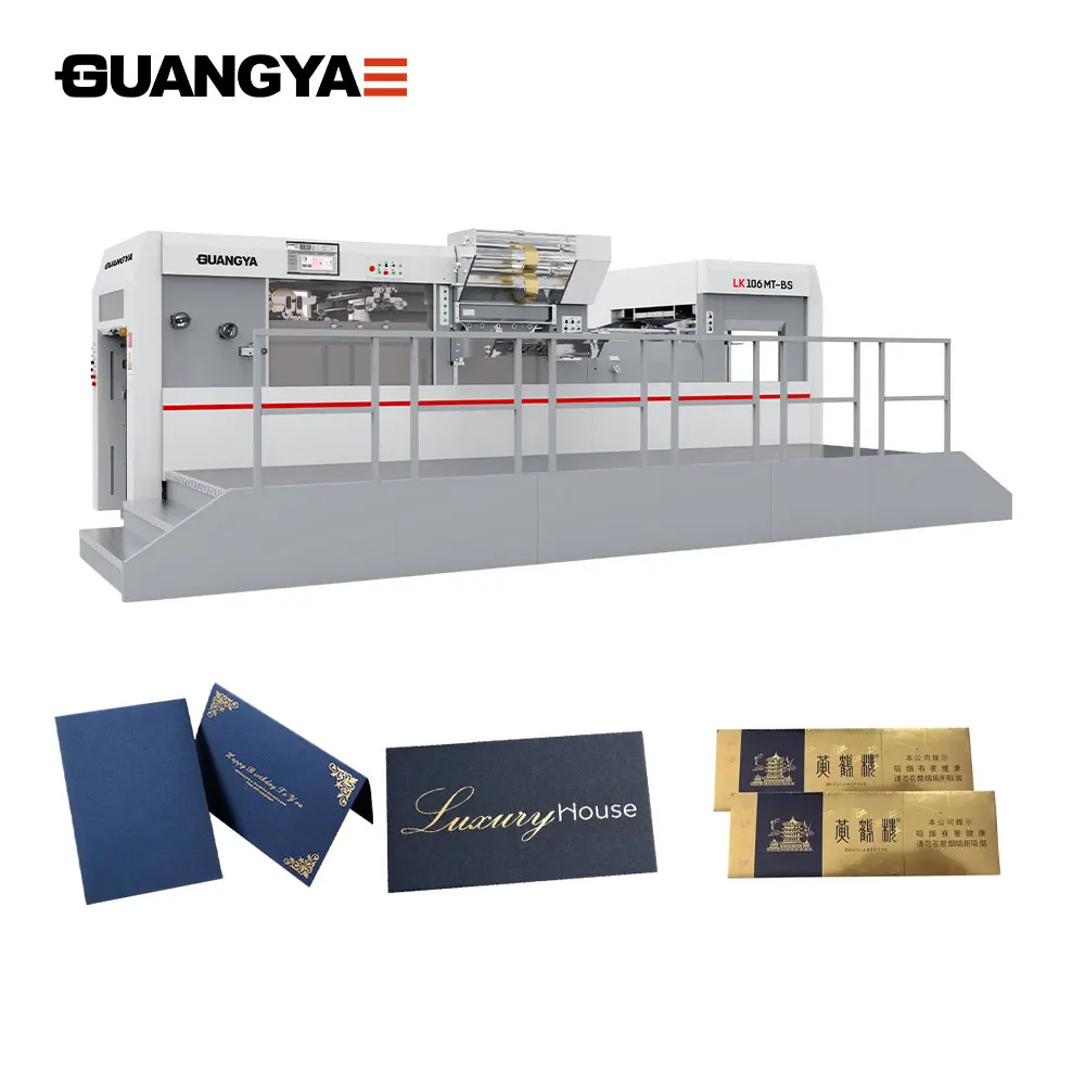 Manual Paper Hot Foil Stamping Bag Carton Platen Press Die Cutting Machine TYMC750