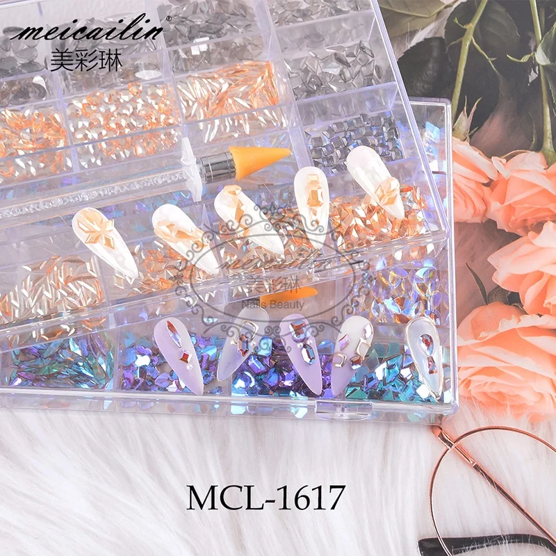 2021 New Aurora Colors Mix Colored Shape Nail Art Rhinestone For Nail Art Decoration, 2 colors
2021 New Aurora Colors Mix Colored Shape Nail Art Rhinestone For Nail Art Decoration, 2 colors