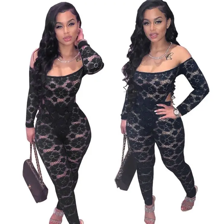 0720M275 New Style See Through Lace Off Shoulder Jump Suit And Pants Sexy 2 Pcs Outfits Two Piece Set
0720M275 New Style See Through Lace Off Shoulder Jump Suit And Pants Sexy 2 Pcs Outfits Two Piece Set