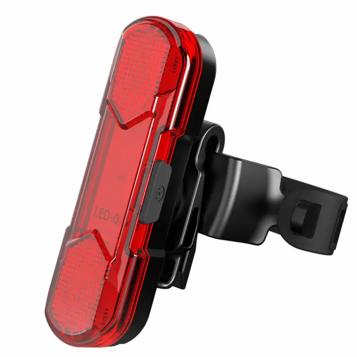 

new smart 5 red leds 360 degrees rotation USB charging bicycle outdoor cycling warning bicycle tail light bike back light