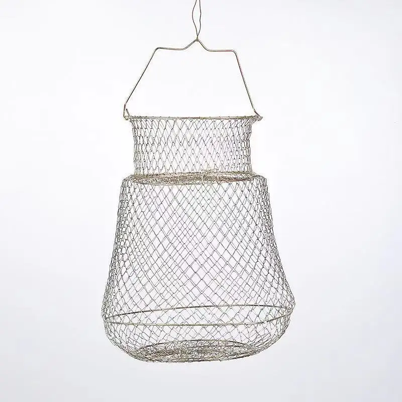 wholesale fishing gear portable wire mesh fish cage foldable fishing keeping net fishing net
wholesale fishing gear portable wire mesh fish cage foldable fishing keeping net fishing net