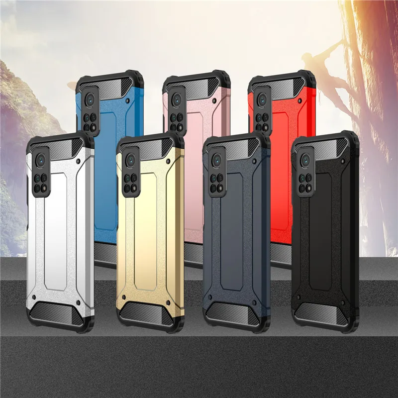 High Quality PC TPU Armor Shockproof phone case For Xiaomi mi 10T Pro 
High Quality PC TPU Armor Shockproof phone case For Xiaomi mi 10T Pro