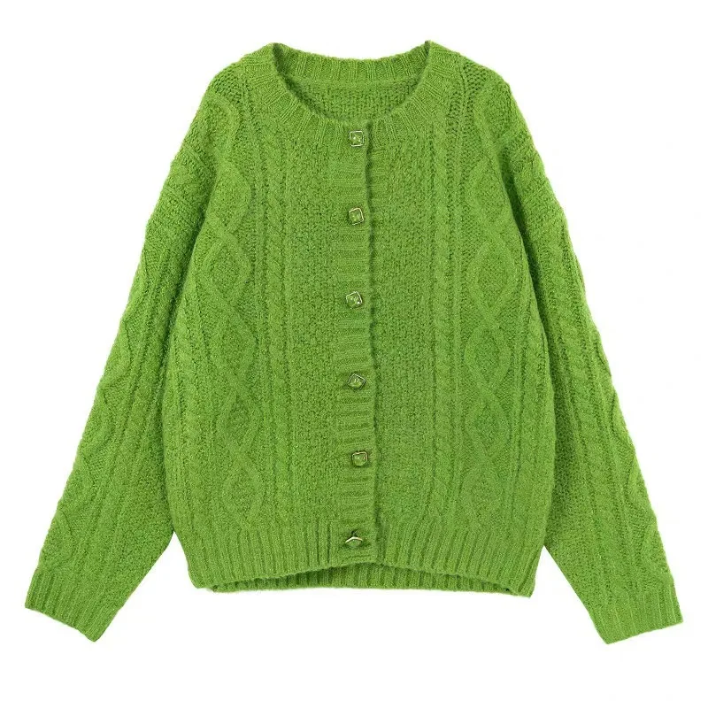 Cardigan Women's Autumn Versatile Sweater Loose Korean Casual Sweet Long-sleeved Sweater Coat
Cardigan Women's Autumn Versatile Sweater Loose Korean Casual Sweet Long-sleeved Sweater Coat