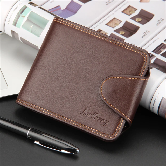 Two-fold Business Short Wallet Casual Zipper Buckle Leather Wallet for Men billetera para hombres, As the pics
Two-fold Business Short Wallet Casual Zipper Buckle Leather Wallet for Men billetera para hombres, As the pics