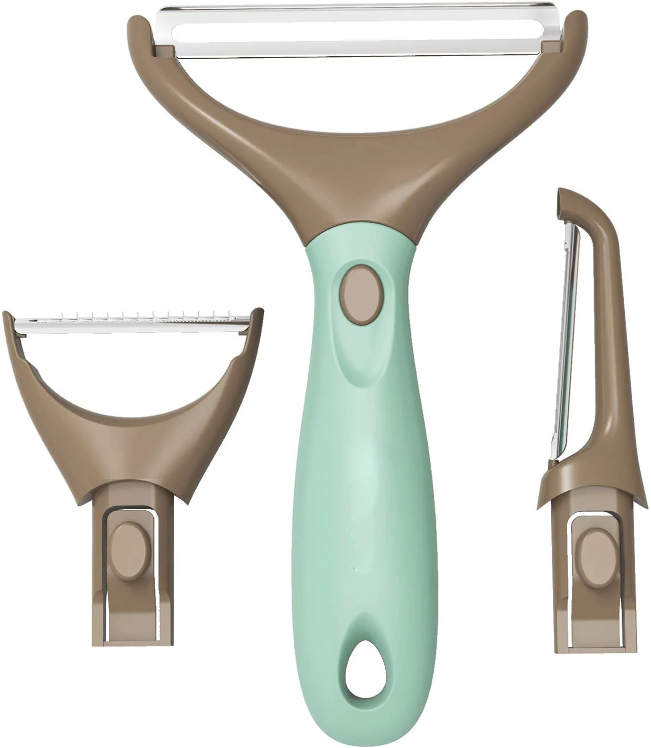 Home Kitchen Manual Orange Potato Peeler Stainless Steel 3 in 1 Fruit Vegetable Peeler Set, White
Home Kitchen Manual Orange Potato Peeler Stainless Steel 3 in 1 Fruit Vegetable Peeler Set, White