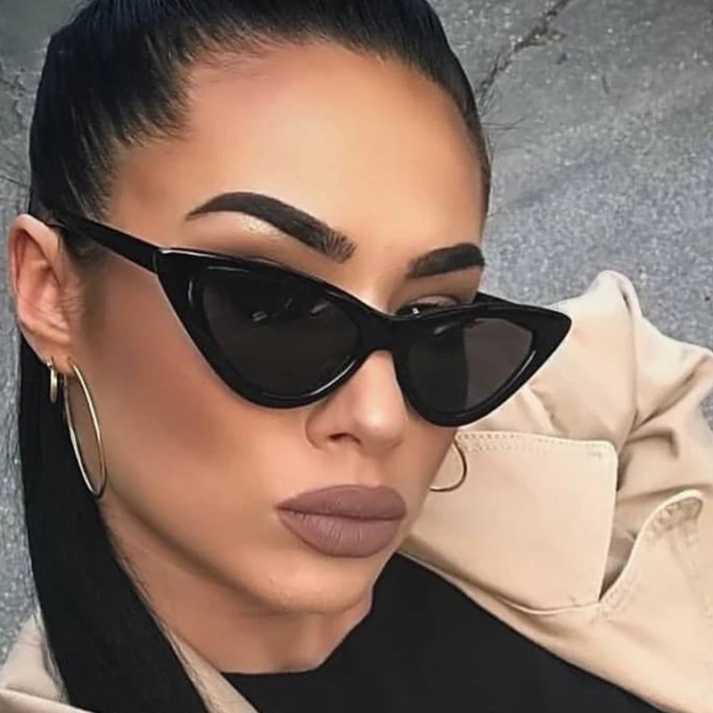 Sexy Cat Eye Sunglasses Women Brand Designer Black Triangle Sun glasses Female Lens Shades for Ladies Eyewear, 18 colors
Sexy Cat Eye Sunglasses Women Brand Designer Black Triangle Sun glasses Female Lens Shades for Ladies Eyewear, 18 colors