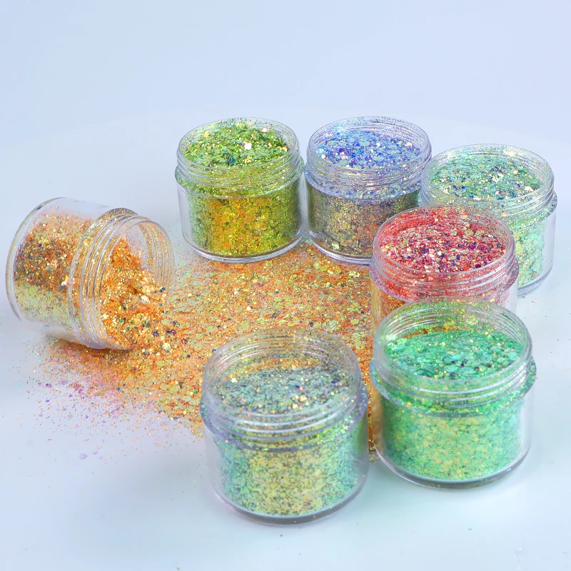 Nail Art Decoration Chunky glitter Mix Glitter Nail Pigment Body Glitter Powder Sparkle Makeup, 13 color available
Nail Art Decoration Chunky glitter Mix Glitter Nail Pigment Body Glitter Powder Sparkle Makeup, 13 color available
