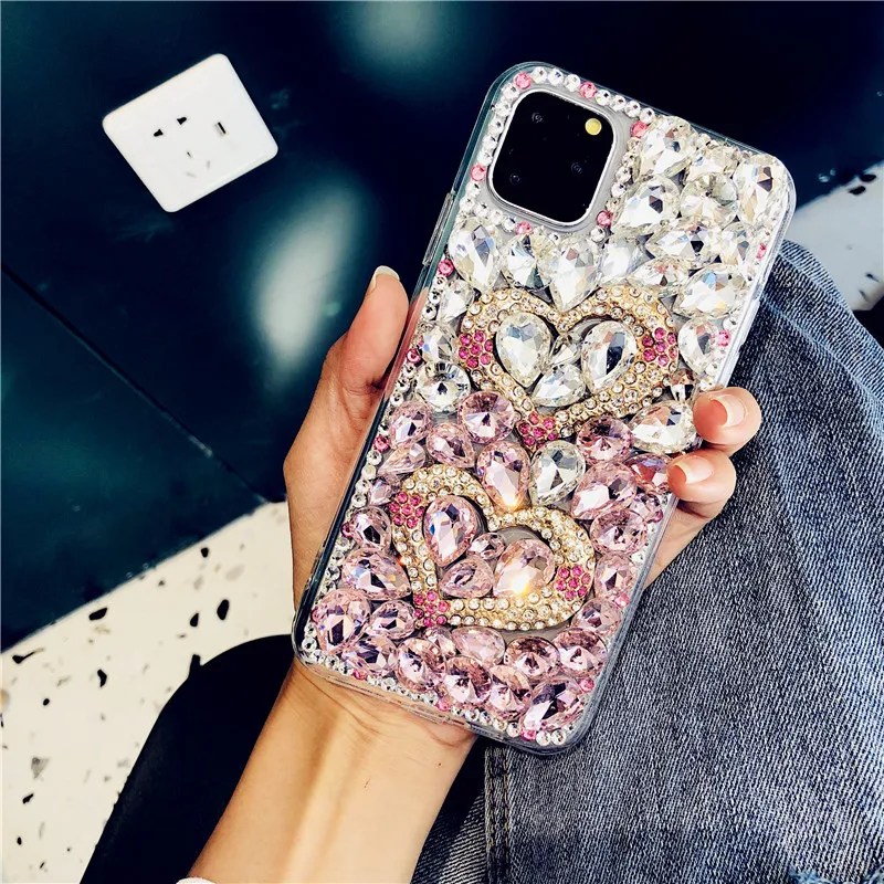 3D Handmade Crystal Clear Bling Full Diamonds Colorful Shiny Rhinestone Mobile Phone Case For Iphone 11 pro max 6s 7 8 plus Case
3D Handmade Crystal Clear Bling Full Diamonds Colorful Shiny Rhinestone Mobile Phone Case For Iphone 11 pro max 6s 7 8 plus Case