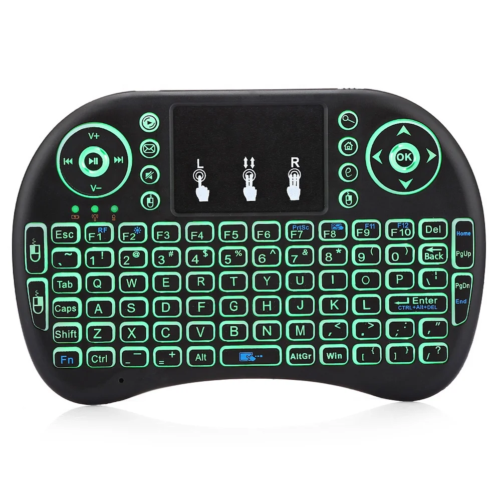 Yinzam i8 2.4G Wireless Remote Air Mouse with Touch Panel for Android TV Box / Smart Projector Keyboard Air Fly Mouse
Yinzam i8 2.4G Wireless Remote Air Mouse with Touch Panel for Android TV Box / Smart Projector Keyboard Air Fly Mouse
