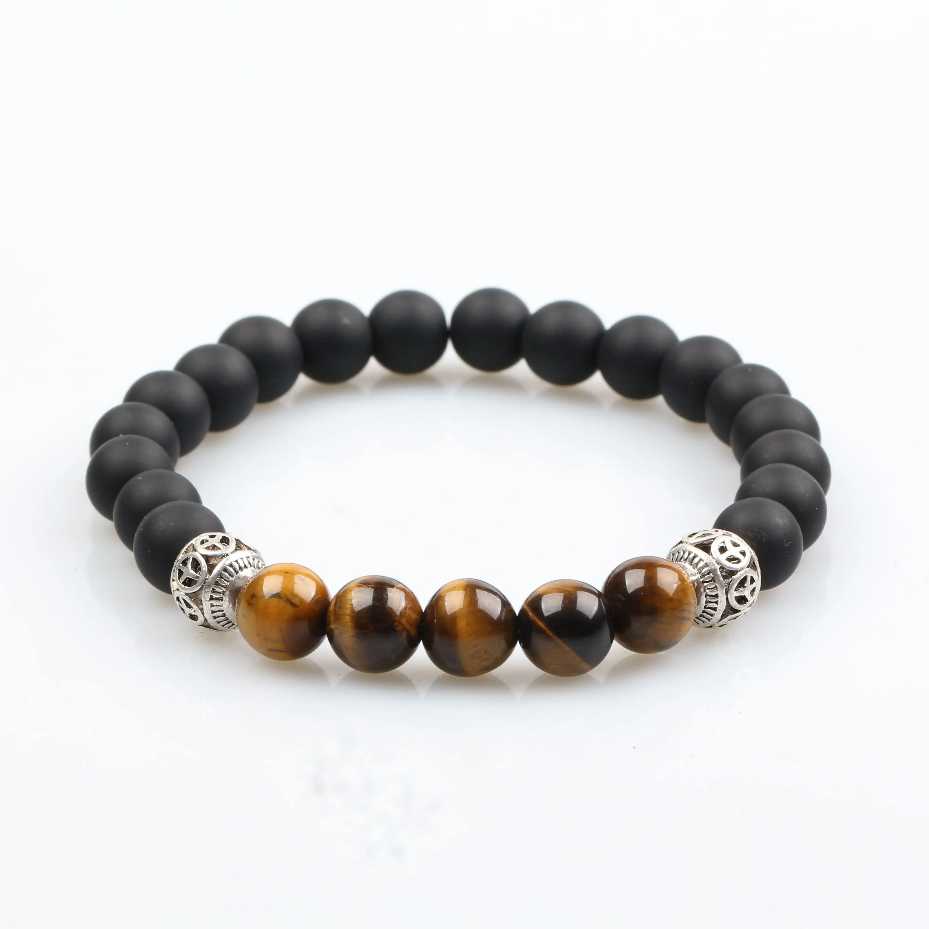 wholesale personality 8mm Tiger Eye Stone Beads Bracelet Elastic Natural Stone Yoga Bracelet Bangle, Black matte and yellow tiger eye bead
wholesale personality 8mm Tiger Eye Stone Beads Bracelet Elastic Natural Stone Yoga Bracelet Bangle, Black matte and yellow tiger eye bead