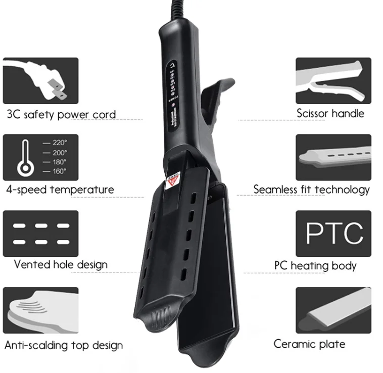 Ceramic Flat Iron Hair Straightener