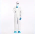 white coverall protection disposable sterile medical protective clothing for coronavirus