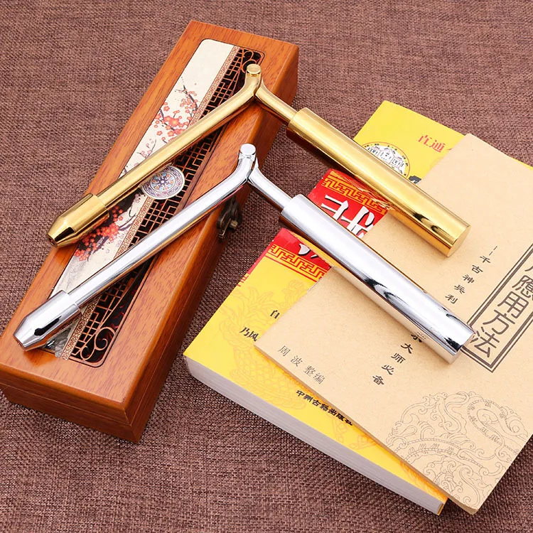 Hotsell new folding pure copper Xunlong ruler feng shui detector bar divination stick water vein instrument
Hotsell new folding pure copper Xunlong ruler feng shui detector bar divination stick water vein instrument