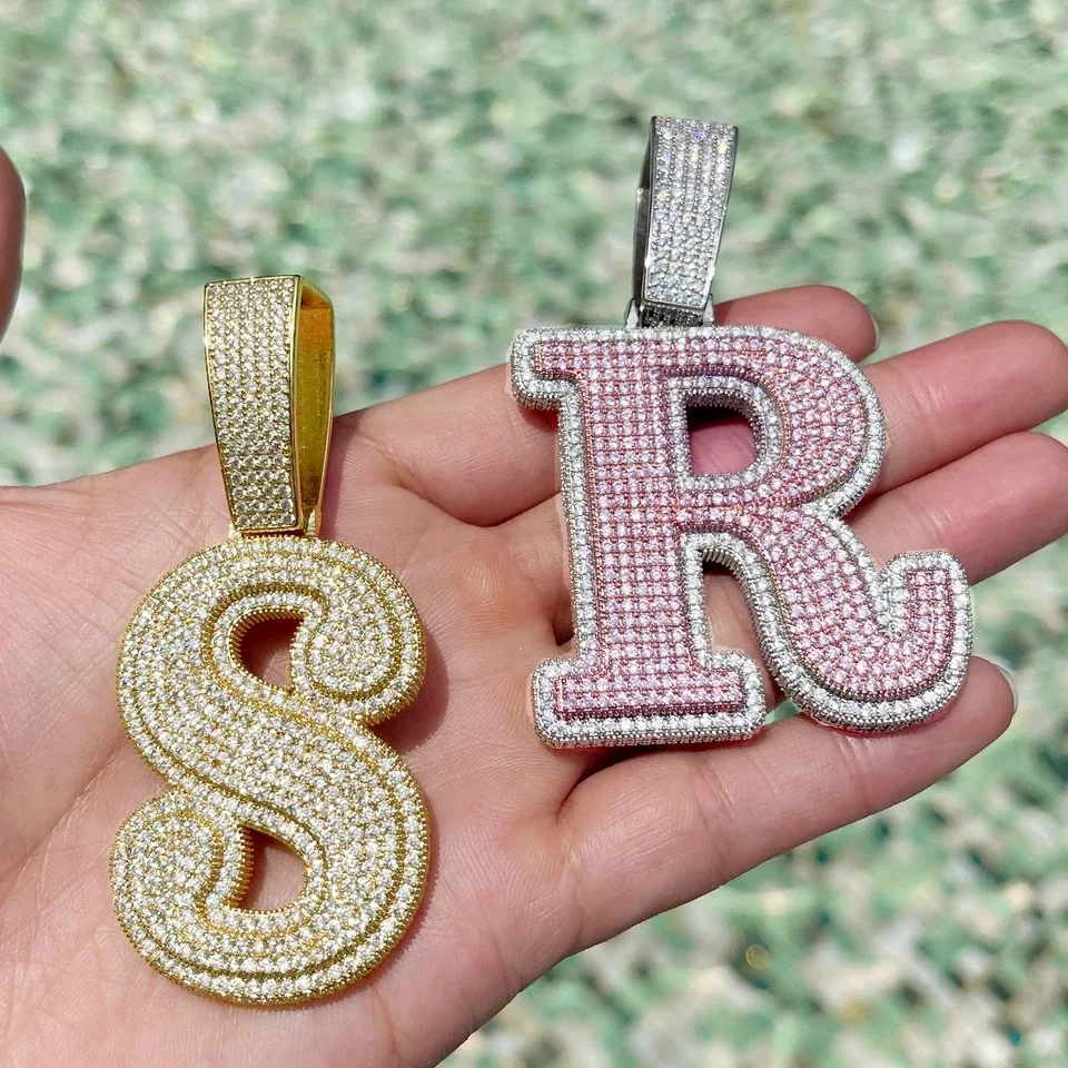 2023 Diamond Initial Pendant Necklace Hip Hop CZ Number Letter Charms Custom Gold Filled Icy Name Necklace For Women Jewelry 
2023 Diamond Initial Pendant Necklace Hip Hop CZ Number Letter Charms Custom Gold Filled Icy Name Necklace For Women Jewelry