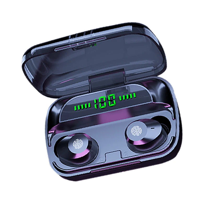 Big Battery LIfe Waterproof Earbuds Automatic Pairing with Touch Control and LED Display
Big Battery LIfe Waterproof Earbuds Automatic Pairing with Touch Control and LED Display