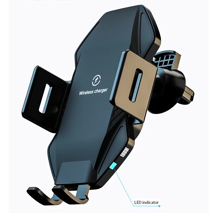 Smart Wireless car Charger A5 Infrared Auto-sens Air Vent Mount Automatic Clamping Simple Fast Wireless Car Charger
Smart Wireless car Charger A5 Infrared Auto-sens Air Vent Mount Automatic Clamping Simple Fast Wireless Car Charger