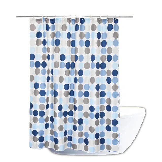 Good Quality Water Repellent Fabric Blue And Brown Circle Printed Design Shower Curtain, Customized color
Good Quality Water Repellent Fabric Blue And Brown Circle Printed Design Shower Curtain, Customized color