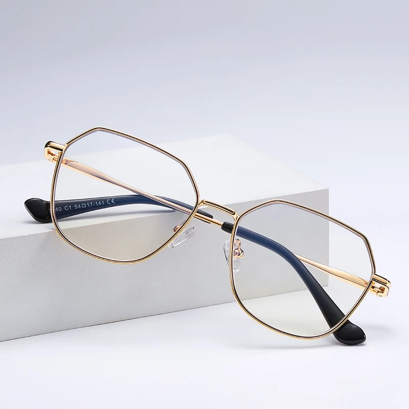 

NWOGLSS 3040 Fashion Metal Frame Women Eyeglasses Frame 2022