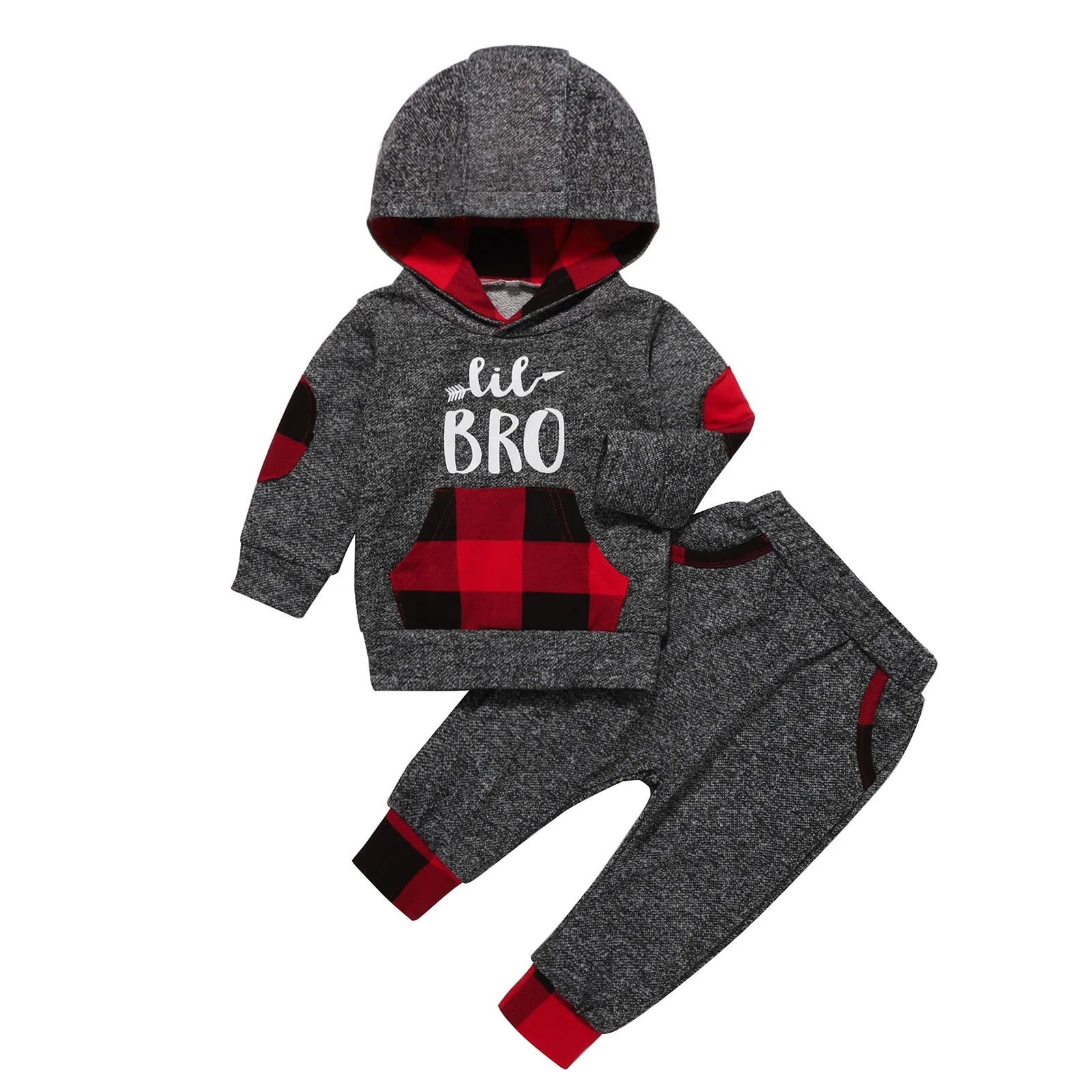 Autumn baby boys hooded outfits plaid pocket sweatshirt and long pants casual toddler tracksuit 2pcs set baby clothes Fall
Autumn baby boys hooded outfits plaid pocket sweatshirt and long pants casual toddler tracksuit 2pcs set baby clothes Fall