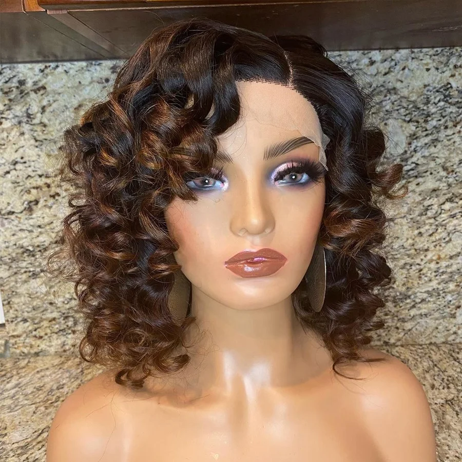 Glueless Curly Chocolate Brown Brazilian Virgin Cuticle Aligned Human Hair 13*6 Lace Front Wig, Chocolate brown color
Glueless Curly Chocolate Brown Brazilian Virgin Cuticle Aligned Human Hair 13*6 Lace Front Wig, Chocolate brown color