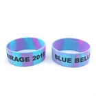 Non-Fading Bar Party Souvenirs Customized Silicone Wristbands With Logo