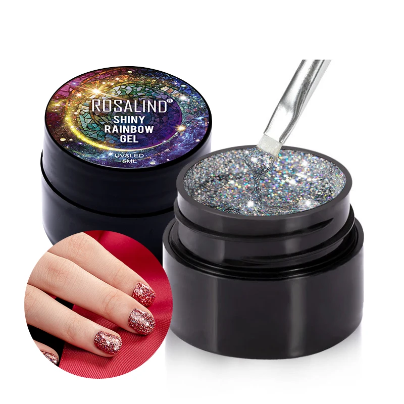 Rosalind nail art salon nail gel polish soak off glitter color shiny rainbow gel polish with 12 colors
Rosalind nail art salon nail gel polish soak off glitter color shiny rainbow gel polish with 12 colors