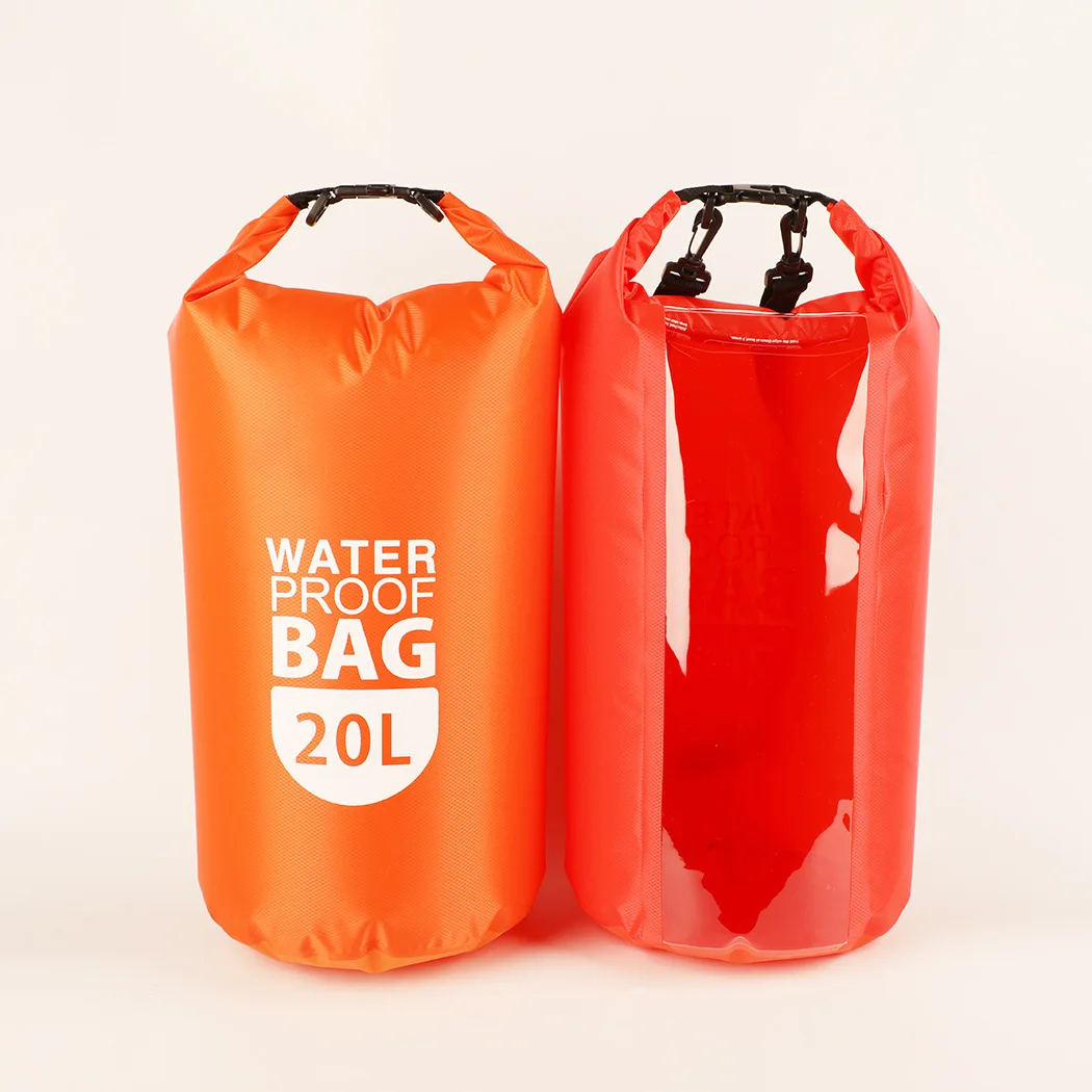 2L 10L 20L wholesale Single shoulder drift swim water sports PVC waterproof dry bag ocean pack with transparent window, Black,orange, red, blue, green
2L 10L 20L wholesale Single shoulder drift swim water sports PVC waterproof dry bag ocean pack with transparent window, Black,orange, red, blue, green