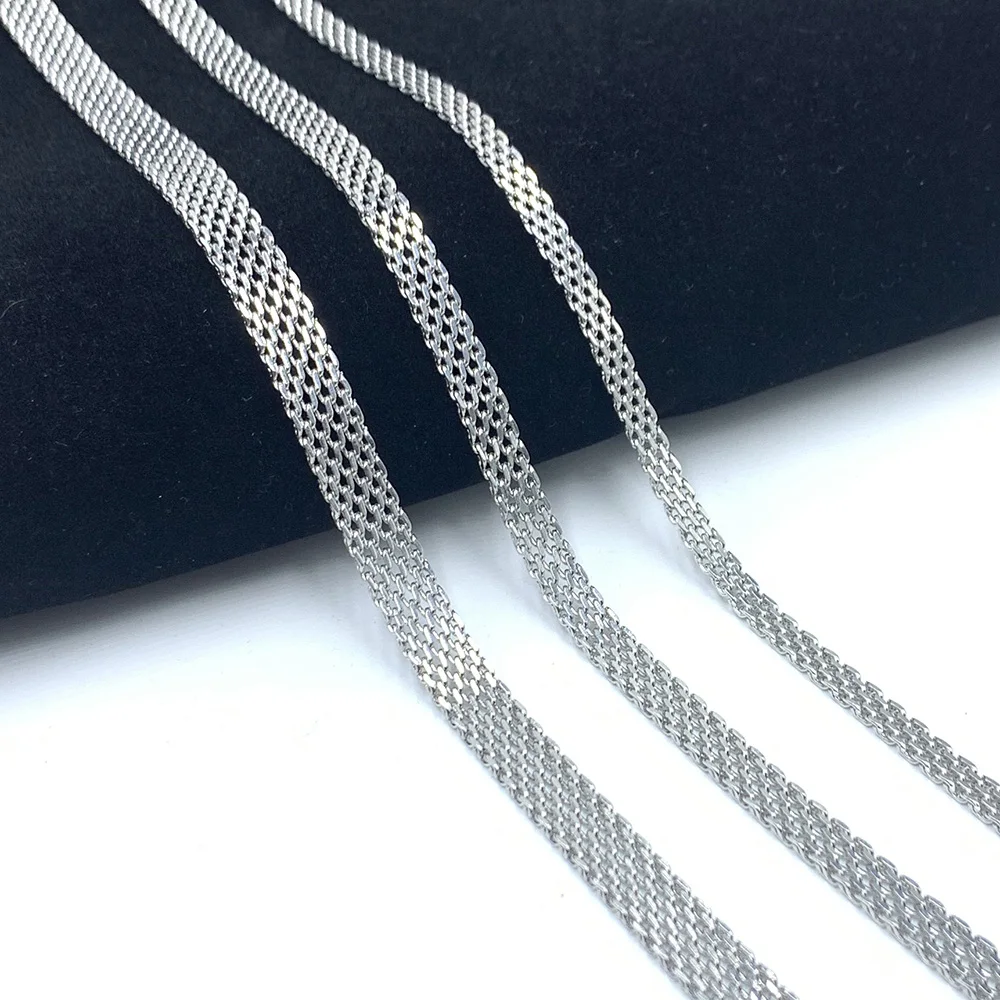 4MM 6MM 8MM Mesh Chain Stainless Steel Necklace Jewelry High Quality Hip Hop Chunky Necklace Strendy Choker Gifts USENSET
4MM 6MM 8MM Mesh Chain Stainless Steel Necklace Jewelry High Quality Hip Hop Chunky Necklace Strendy Choker Gifts USENSET