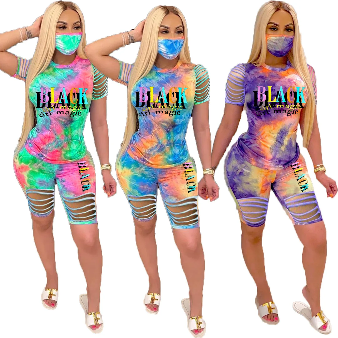 Wholesale 2021 summer women Black Girl Magic design T-shirt and short pants biker ripped two piece sets (CB3072), Picture
Wholesale 2021 summer women Black Girl Magic design T-shirt and short pants biker ripped two piece sets (CB3072), Picture