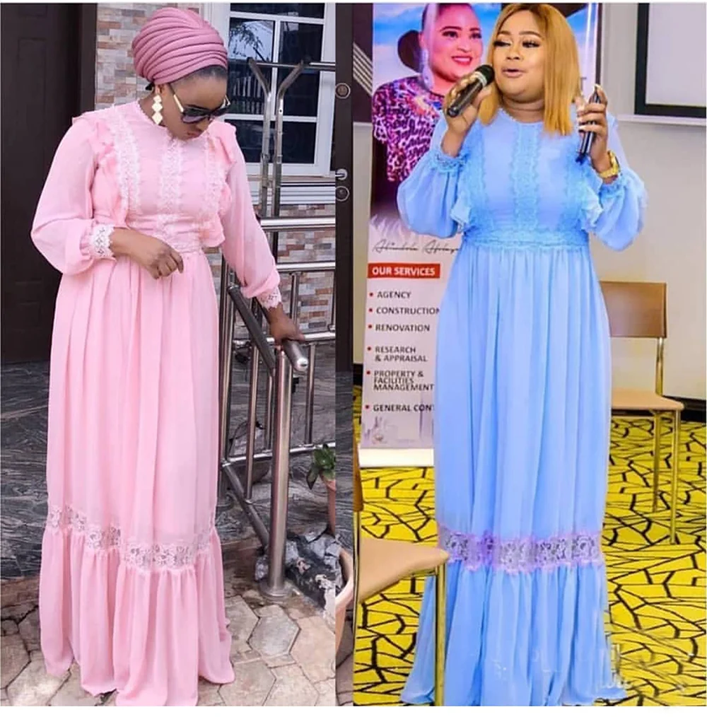 Women long dres fashion chiffon long hand A-line long high quality comfortable.
Women long dres fashion chiffon long hand A-line long high quality comfortable.