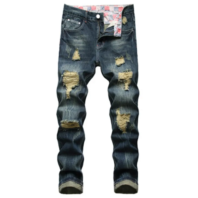Men Fashion Casual Pencil Pants Wholesale Spring Autumn Straight Pants New Men's flexible hole Jeans, Customized color
Men Fashion Casual Pencil Pants Wholesale Spring Autumn Straight Pants New Men's flexible hole Jeans, Customized color