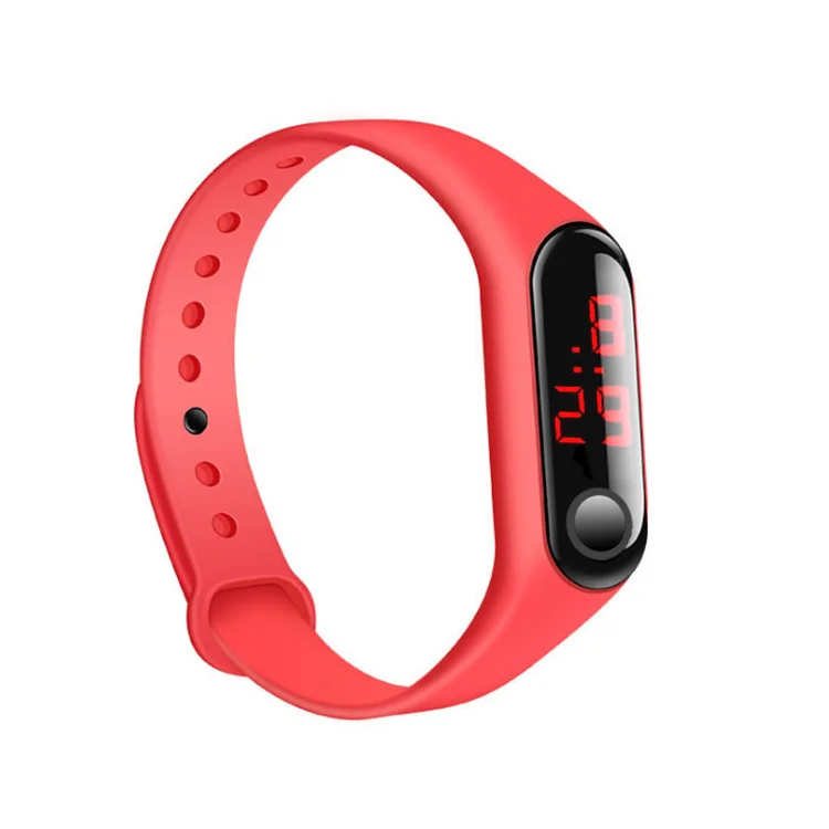 Fashion Leisure Sports Watch Lightweight Portable Silicone Bracelet Electronic Movement Watch with LED Display
Fashion Leisure Sports Watch Lightweight Portable Silicone Bracelet Electronic Movement Watch with LED Display
