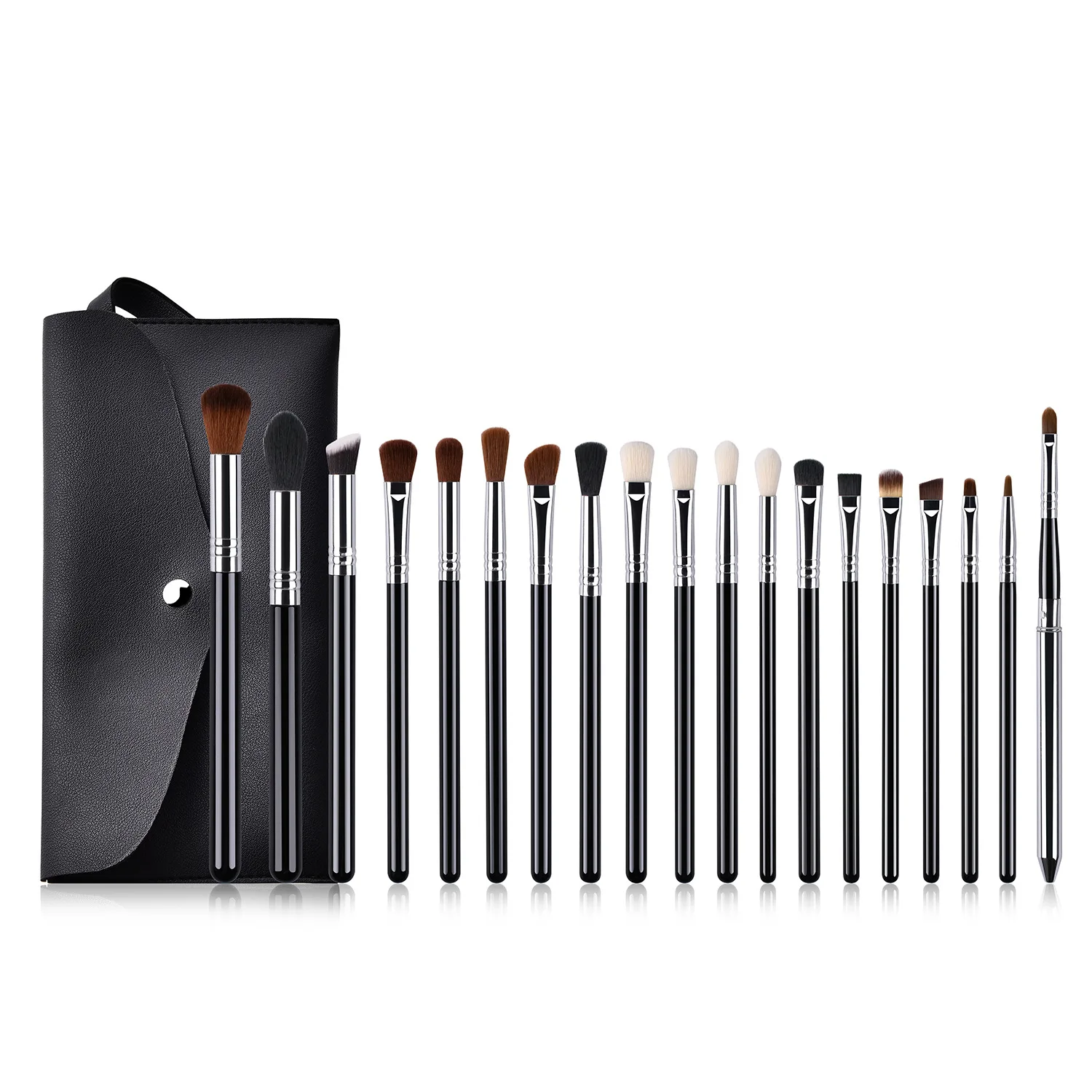 High Quality Black Long Handle Makeup Brush Sets Cosmetic Natural Eye Makeup Brush Set Eyeshadow Brushes Set, Customized color 
High Quality Black Long Handle Makeup Brush Sets Cosmetic Natural Eye Makeup Brush Set Eyeshadow Brushes Set, Customized color