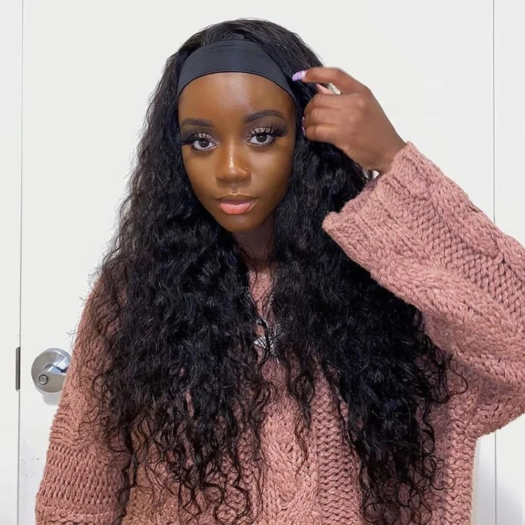 Highknight Natural Color Human Hair Headband Wigs Human Hair Brazilian Hair Wigs Glueless Machine Wig For Black Women
Highknight Natural Color Human Hair Headband Wigs Human Hair Brazilian Hair Wigs Glueless Machine Wig For Black Women