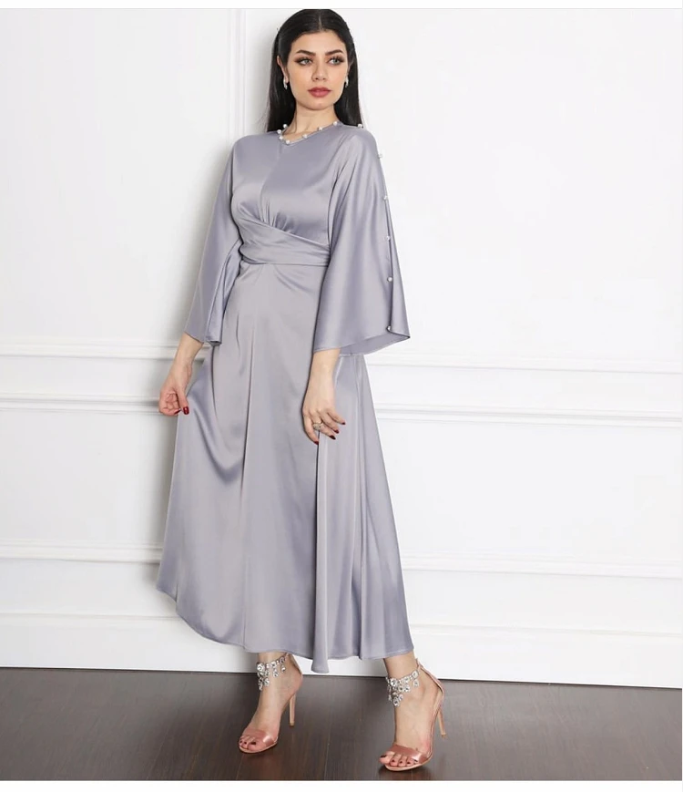 summer plain color satin long sleeve modest islamic women casual clothing dubai fashion long maxi muslim dress
summer plain color satin long sleeve modest islamic women casual clothing dubai fashion long maxi muslim dress