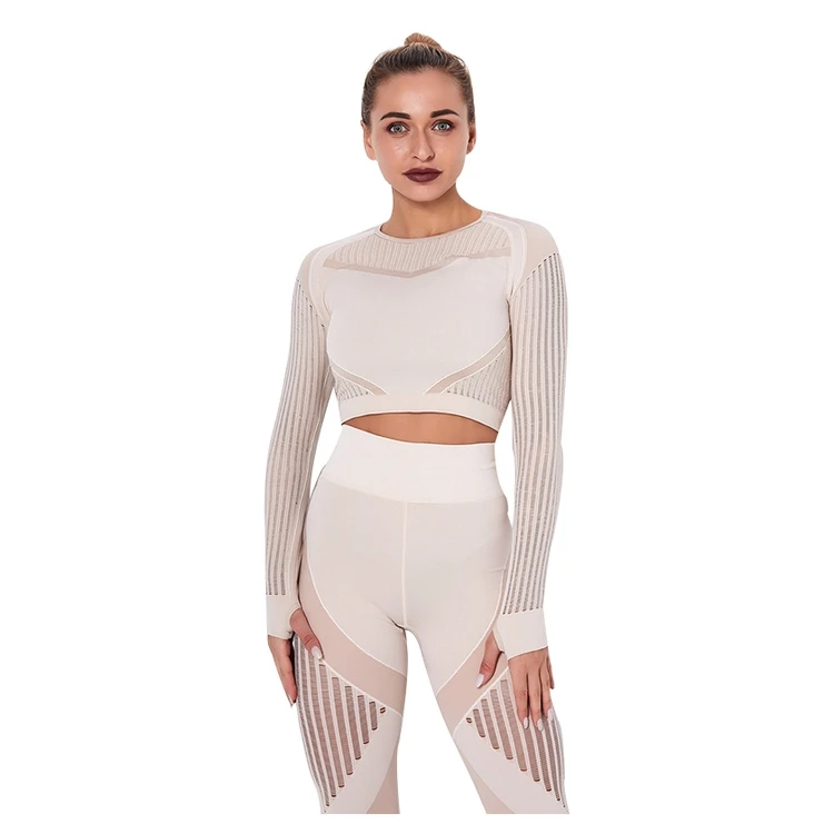 Wholesale 2pcs Yoga Set Seamless Fitness Hollow Out Crop Top Women Gym Push Up High Waist Pants Workout Sportwear Running Suit
Wholesale 2pcs Yoga Set Seamless Fitness Hollow Out Crop Top Women Gym Push Up High Waist Pants Workout Sportwear Running Suit
