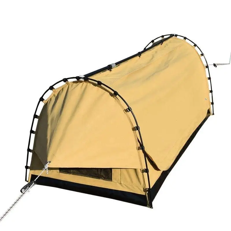 Outdoor Camping Hiking Waterproof Ripstop Canvas Fabric Portable Swags Double Tent For Sale
Outdoor Camping Hiking Waterproof Ripstop Canvas Fabric Portable Swags Double Tent For Sale