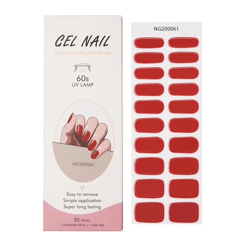 2024 Huizi Factory nail sticker factory hot sale new design semi cured uv gel nail stickers
2024 Huizi Factory nail sticker factory hot sale new design semi cured uv gel nail stickers